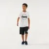 Camiseta Blanco Niños Estampado PUMA -tienda de equipos de fitness camiseta blanco nios estampado puma