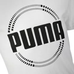 Camiseta Blanco Niños Estampado PUMA -tienda de equipos de fitness camiseta blanco nios estampado puma 4