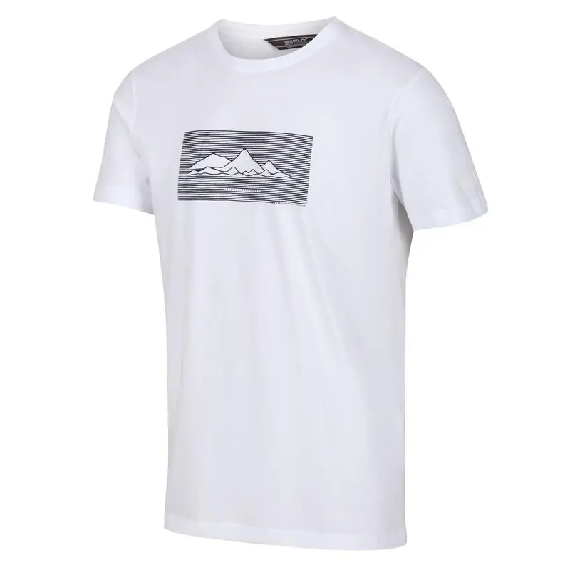 Regatta Camiseta Breezed Montaña Para Hombre Blanco 6 Regatta Camiseta Breezed Montaña Para Hombre Blanco - Imagen 4