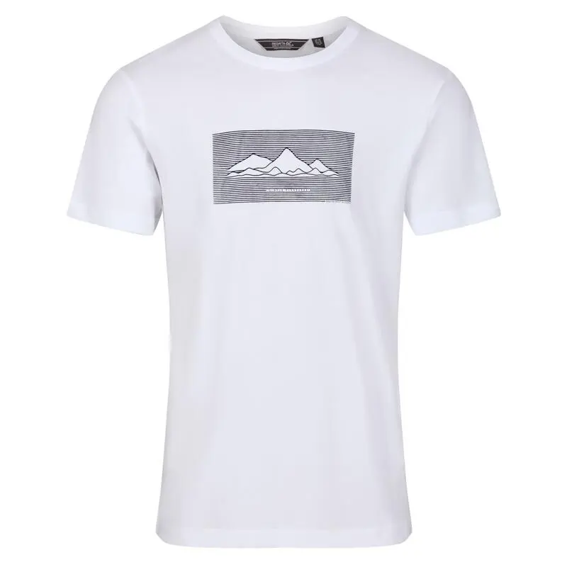 Regatta Camiseta Breezed Montaña Para Hombre Blanco 3 Regatta Camiseta Breezed Montaña Para Hombre Blanco