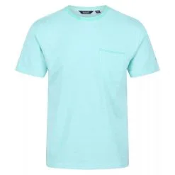 Regatta Camiseta Caelum De Slub Para Hombre Verde Ópalo