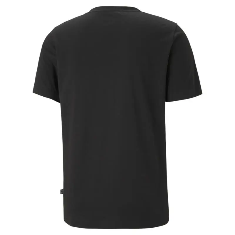Camiseta Con Cuello En V Essentials Hombre PUMA Negro 7 Camiseta Con Cuello En V Essentials Hombre PUMA Negro - Imagen 5