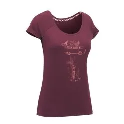Camiseta De Escalada Y Montaña Manga Corta Mujer Simond Vertika Burdeos 11 Camiseta De Escalada Y Montaña Manga Corta Mujer Simond Vertika Burdeos -tienda de equipos de fitness camiseta de escalada y montaa manga corta mujer simond vertika burdeos 4