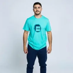 THE RUNNING REPUBLIC Camiseta De Manga Corta De Algodón Y Poliéster Reciclado De Hombre TRR Calipso