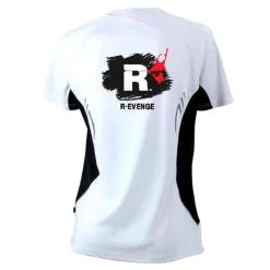 R-EVENGE Camiseta De Manga Corta Mujer Fitness Running Cardio Blanca -tienda de equipos de fitness camiseta de manga corta mujer fitness running cardio blanca 1