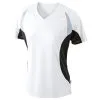 R-EVENGE Camiseta De Manga Corta Mujer Fitness Running Cardio Blanca -tienda de equipos de fitness camiseta de manga corta mujer fitness running cardio blanca