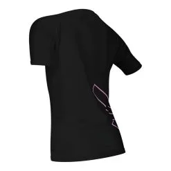 R-EVENGE Camiseta De Manga Corta Mujer Fitness Running Cardio Negra -tienda de equipos de fitness camiseta de manga corta mujer fitness running cardio negra 3