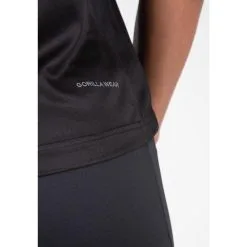 Gorilla Wear Camiseta De Manga Corta - Raleigh - Negro -tienda de equipos de fitness camiseta de manga corta raleigh negro 3