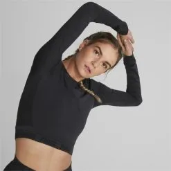 Camiseta De Manga Larga Mujer EVOKNIT PUMA -tienda de equipos de fitness camiseta de manga larga mujer evoknit puma 1