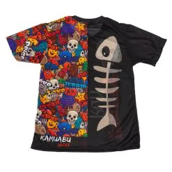 CAMISETA DE RUNNING #PARTYRUN Para MUJER - KAMUABU Color NEGRA 90grs -tienda de equipos de fitness camiseta de running partyrun para mujer kamuabu color negra 90grs 1