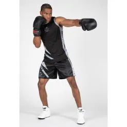 Gorilla Wear Camiseta De Tirantes Hornell Negra - Gris -tienda de equipos de fitness camiseta de tirantes hornell negra gris 2