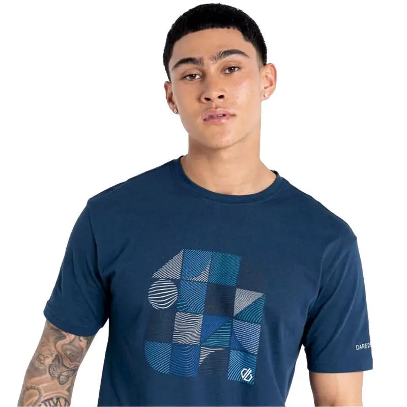 Dare 2b Camiseta Dubious II Diseño Impreso Para Hombre Vaquero Luz De Luna 5 Dare 2b Camiseta Dubious II Diseño Impreso Para Hombre Vaquero Luz De Luna - Imagen 3