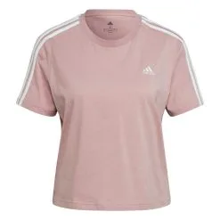 ADIDAS Camiseta Essentials Loose Cropped 3 Bandas -tienda de equipos de fitness camiseta essentials loose cropped 3 bandas 2