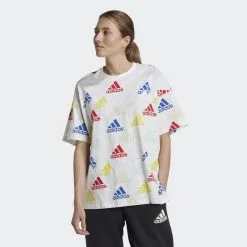 ADIDAS Camiseta Essentials Multi-Colored Logo Boyfriend -tienda de equipos de fitness camiseta essentials multi colored logo boyfriend 5