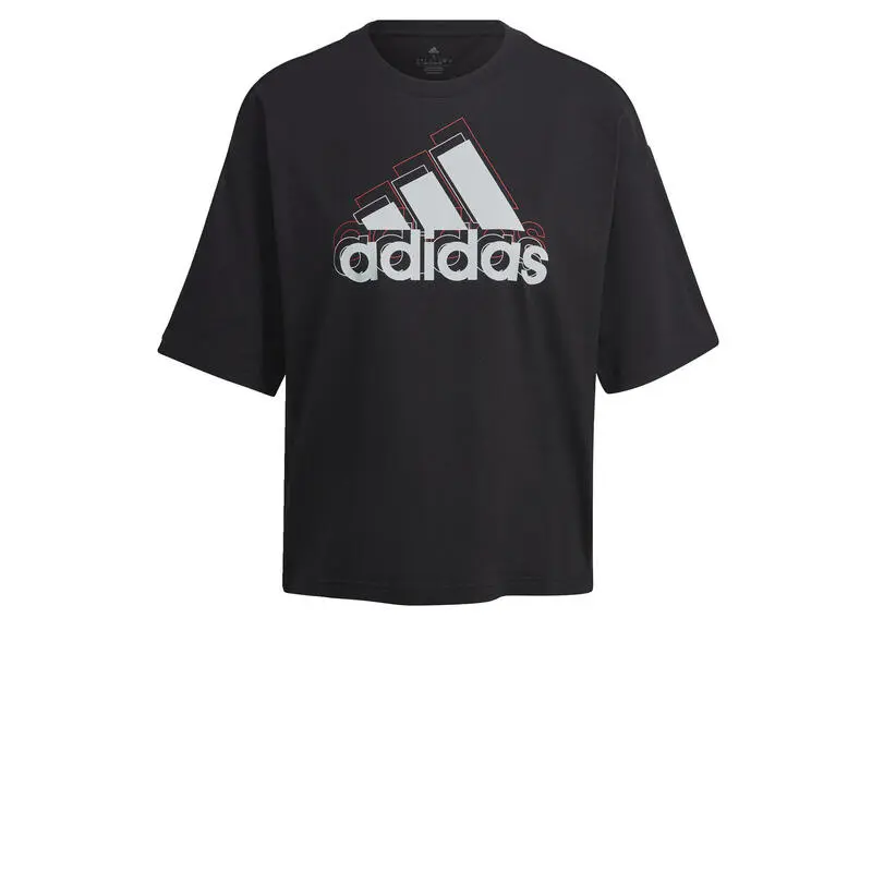 ADIDAS Camiseta Essentials Multi-Colored Logo Loose Fit Cropped 4 ADIDAS Camiseta Essentials Multi-Colored Logo Loose Fit Cropped - Imagen 2