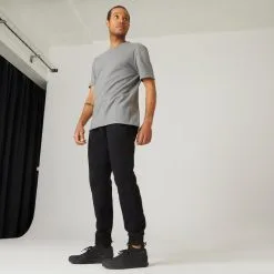 Camiseta Fitness Manga Corta Algodón Bio Hombre Domyos Gris 9 Camiseta Fitness Manga Corta Algodón Bio Hombre Domyos Gris -tienda de equipos de fitness camiseta fitness manga corta algodon bio hombre domyos gris 2