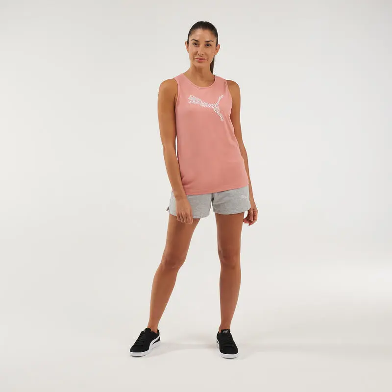 Camiseta Fitness Sin Mangas Mujer Puma Rosa 4 Camiseta Fitness Sin Mangas Mujer Puma Rosa - Imagen 2