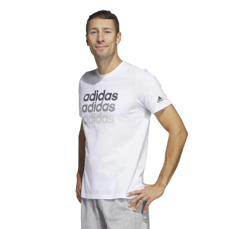 Camiseta Fitness Soft Training Adidas Hombre Blanco 3 Camiseta Fitness Soft Training Adidas Hombre Blanco