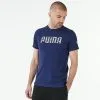 Camiseta Gama Puma Active Azul Marino -tienda de equipos de fitness camiseta gama puma active azul marino