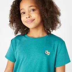 Camiseta Gimnasia Deportiva Manga Corta Algodón Niños Domyos 500 Verde 10 Camiseta Gimnasia Deportiva Manga Corta Algodón Niños Domyos 500 Verde -tienda de equipos de fitness camiseta gimnasia deportiva manga corta algodon nios domyos 500 verde 2