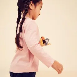 Camiseta Gimnasia Deportiva Manga Larga 100% Algodón Bebés Domyos 100 Rosa 9 Camiseta Gimnasia Deportiva Manga Larga 100% Algodón Bebés Domyos 100 Rosa -tienda de equipos de fitness camiseta gimnasia deportiva manga larga 100 algodon bebes domyos 100 rosa 1