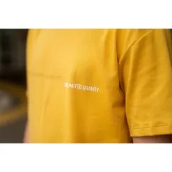 Camiseta Gimnasia Manga Corta Algodón Transpirable Niños Domyos 500 Amarillo -tienda de equipos de fitness camiseta gimnasia manga corta algodon transpirable nios domyos 500 amarillo 3