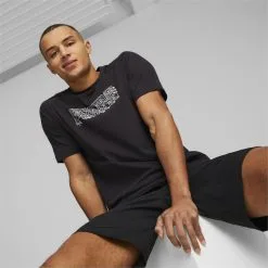 Camiseta Hombre DYNA-MIX Graphic PUMA -tienda de equipos de fitness camiseta hombre dyna mix graphic puma 1