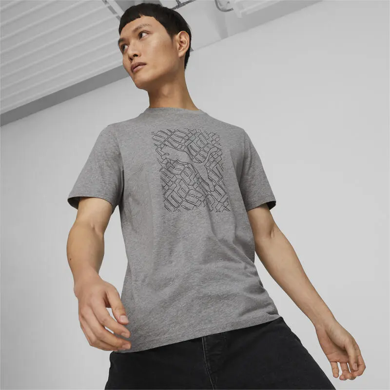 Camiseta Hombre Graphics Cat PUMA 4 Camiseta Hombre Graphics Cat PUMA - Imagen 2
