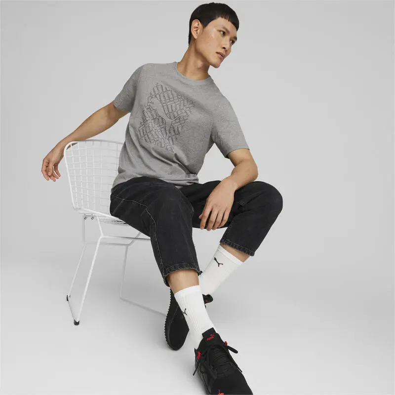 Camiseta Hombre Graphics Cat PUMA 7 Camiseta Hombre Graphics Cat PUMA - Imagen 5