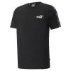 Camiseta Hombre PUMA Essentials+ Tape Negro -tienda de equipos de fitness camiseta hombre puma essentials tape negro