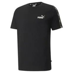 Camiseta Hombre PUMA Essentials+ Tape Gris -tienda de equipos de fitness camiseta hombre puma essentials tape negro 5