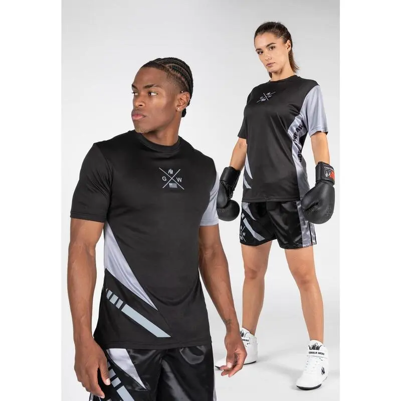 Gorilla Wear Camiseta Hornell Negra - Gris 3 Gorilla Wear Camiseta Hornell Negra - Gris