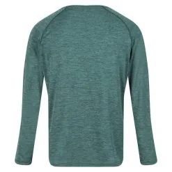 Regatta Camiseta Jaspeada Burlow Manga Larga Hombres Verde Pacífico -tienda de equipos de fitness camiseta jaspeada burlow manga larga hombres verde pacifico 1