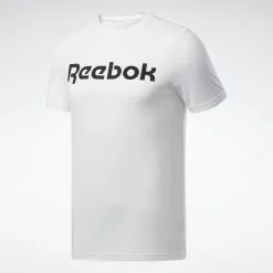 Camiseta Manga Corta Algodón Hombre Reebok Graphic Series Linear Logo Blanco 8 Camiseta Manga Corta Algodón Hombre Reebok Graphic Series Linear Logo Blanco -tienda de equipos de fitness camiseta manga corta algodon hombre reebok graphic series linear logo blanco 1