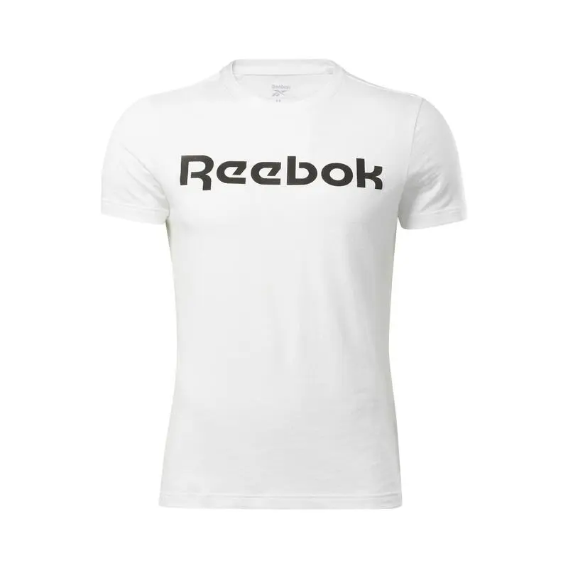 Camiseta Manga Corta Algodón Hombre Reebok Graphic Series Linear Logo Blanco 3 Camiseta Manga Corta Algodón Hombre Reebok Graphic Series Linear Logo Blanco