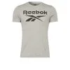 Camiseta Manga Corta Algodón Hombre Reebok Identity Big Logo Gris -tienda de equipos de fitness camiseta manga corta algodon hombre reebok identity big logo gris