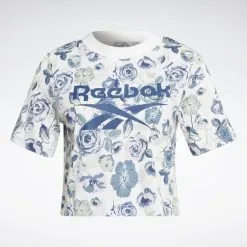 Camiseta Manga Corta Mujer Reebok Identity Floral Blanco 8 Camiseta Manga Corta Mujer Reebok Identity Floral Blanco -tienda de equipos de fitness camiseta manga corta mujer reebok identity floral blanco 1
