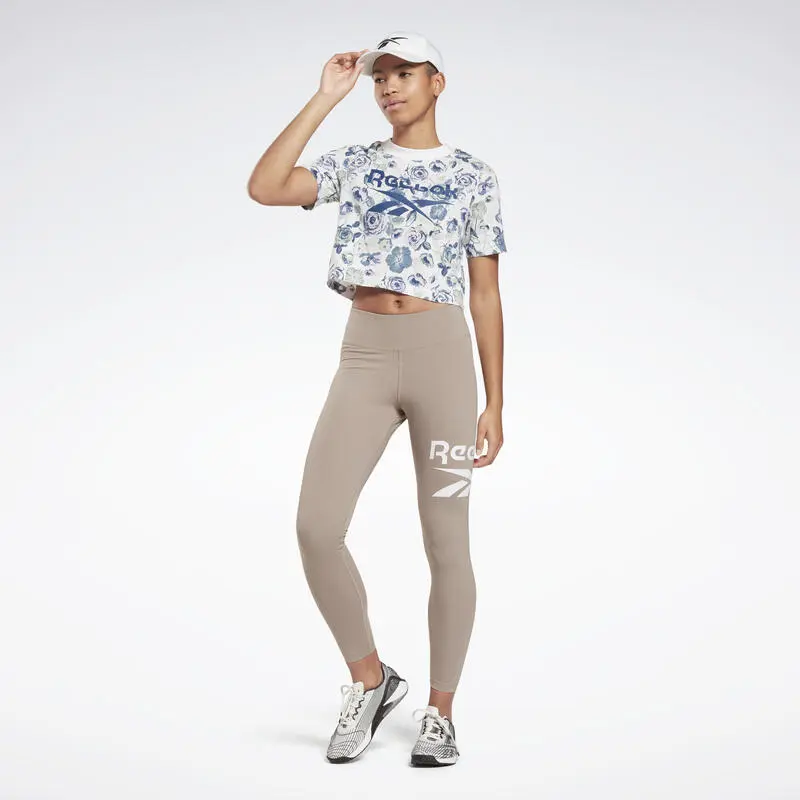 Camiseta Manga Corta Mujer Reebok Identity Floral Blanco 5 Camiseta Manga Corta Mujer Reebok Identity Floral Blanco - Imagen 3