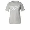 Camiseta Manga Corta Mujer Reebok Identity Gris -tienda de equipos de fitness camiseta manga corta mujer reebok identity gris