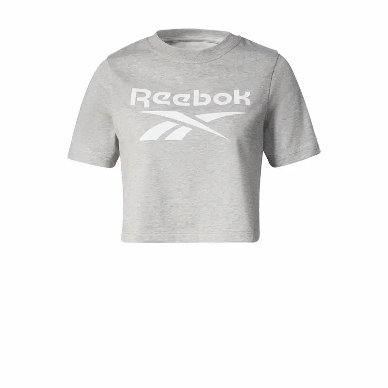 Camiseta Manga Corta Mujer Reebok Identity Gris 3 Camiseta Manga Corta Mujer Reebok Identity Gris