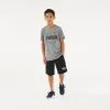 Camiseta Manga Corta Puma Gimnasia Niño Y Niña Gris 2 Camiseta Manga Corta Puma Gimnasia Niño Y Niña Gris -tienda de equipos de fitness camiseta manga corta puma gimnasia nio y nia gris