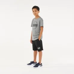Camiseta Manga Corta Puma Gimnasia Niño Y Niña Gris 8 Camiseta Manga Corta Puma Gimnasia Niño Y Niña Gris -tienda de equipos de fitness camiseta manga corta puma gimnasia nio y nia gris 2