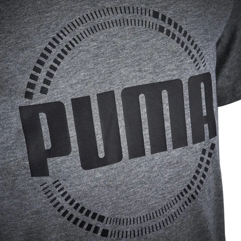 Camiseta Manga Corta Puma Gimnasia Niño Y Niña Gris 6 Camiseta Manga Corta Puma Gimnasia Niño Y Niña Gris - Imagen 4