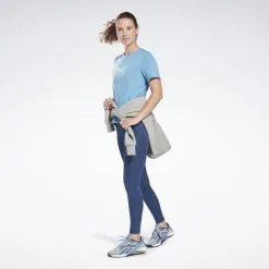 Camiseta Manga Corta Speedwick Mujer Reebok Workout Ready Supremium Azul -tienda de equipos de fitness camiseta manga corta speedwick mujer reebok workout ready supremium azul 2