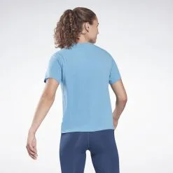Camiseta Manga Corta Speedwick Mujer Reebok Workout Ready Supremium Azul -tienda de equipos de fitness camiseta manga corta speedwick mujer reebok workout ready supremium azul 3