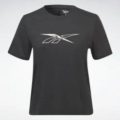 Camiseta Manga Corta Speedwick Mujer Reebok Workout Ready Supremium Negro -tienda de equipos de fitness camiseta manga corta speedwick mujer reebok workout ready supremium negro 1