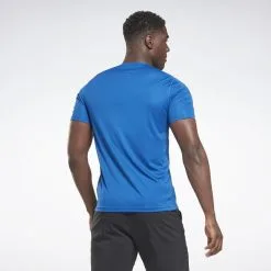Camiseta Manga Corta Transpirable Speedwick Hombre Reebok Training Tech Azul -tienda de equipos de fitness camiseta manga corta transpirable speedwick hombre reebok training tech azul 3