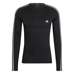 ADIDAS Camiseta Manga Larga Techfit Training 3 Bandas -tienda de equipos de fitness camiseta manga larga techfit training 3 bandas 1