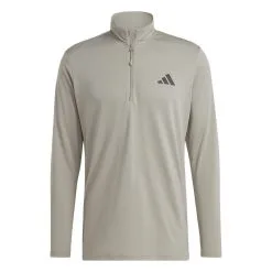 ADIDAS Camiseta Manga Larga Train Essentials Seasonal Training 1/4-Zip -tienda de equipos de fitness camiseta manga larga train essentials seasonal training 14 zip 2