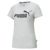 Camiseta Mujer PUMA Essentials Logo Gris 1 Camiseta Mujer PUMA Essentials Logo Gris -tienda de equipos de fitness camiseta mujer puma essentials logo gris